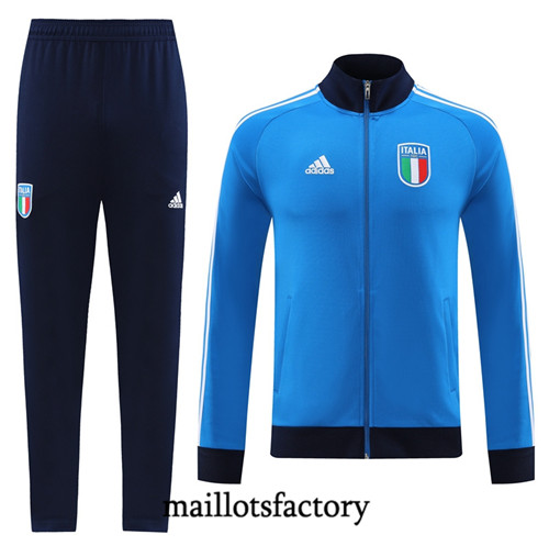 Achat Maillot du Veste Survetement Italie 2022/23 Bleu fac tory s0619