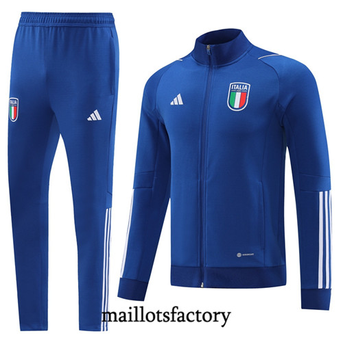 Achat Maillot du Veste Survetement Italie 2022/23 Bleu fac tory s0620