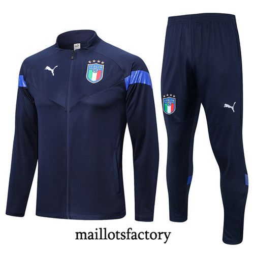 Achat Maillot du Veste Survetement Italie 2022/23 Bleu fac tory s0621