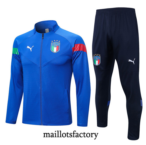 Achat Maillot du Veste Survetement Italie 2022/23 Bleu fac tory s0622