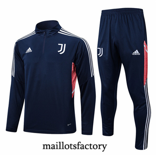 Maillots factory 23160 Survetement du foot Juventus 2022/23 Bleu Pas Cher Fiable