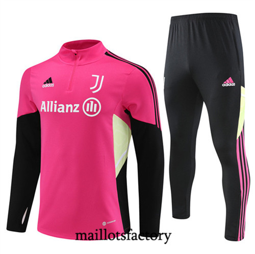 Achat Maillot du Survetement Juventus 2022/23 rose fac tory s0703