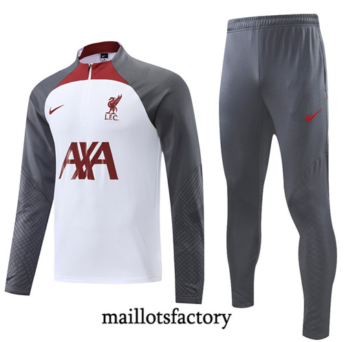 Achat Maillot du Survetement Liverpool 2022/23 Blanc fac tory s0652