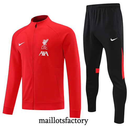 Achat Maillot du Veste Survetement Liverpool 2022/23 rouge fac tory s0656