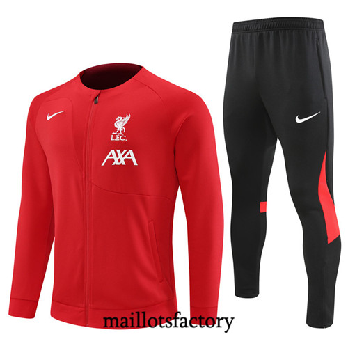 Achat Maillot du Veste Survetement Liverpool 2022/23 rouge fac tory s0658