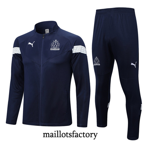 Achat Maillot du Veste Survetement Marseille 2022/23 Bleu fac tory s0558