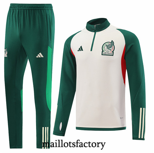 Maillots factory 23107 Survetement du foot Mexique 2022/23 Vert Pas Cher Fiable