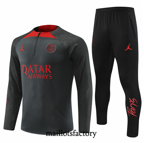 Maillots factory 23047 Player Survetement du foot Paris PSG 2022/23 Gris Pas Cher Fiable