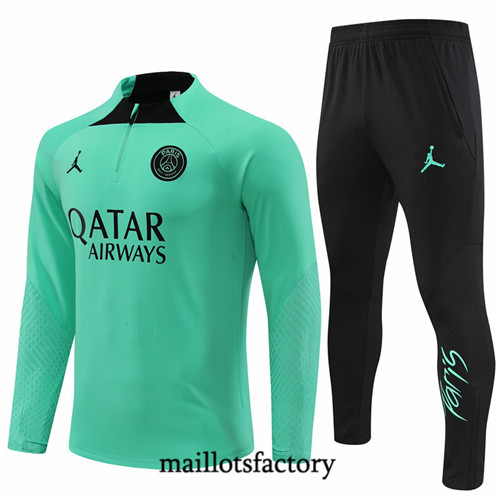 Maillots factory 23072 Survetement du foot Paris PSG 2022/23 Bleu Pas Cher Fiable