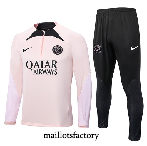 Achat Maillot du Survetement Paris PSG 2022/23 rose fac tory s0563