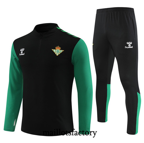 Achat Maillot du Survetement Real Betis 2022/23 noir fac tory s0540