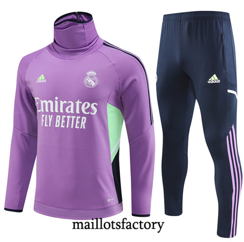 Achat Maillot du Survetement Real Madrid 2022/23 Violet fac tory s0542