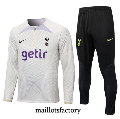 Achat Maillot du Survetement Tottenham Hotspur 2022/23 Blanc fac tory s0691