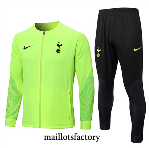 Achat Maillot du Veste Survetement Tottenham Hotspur 2022/23 vert fac tory s0694