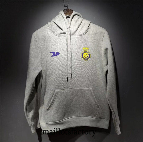 Achat Maillot du Veste Sweat A Capuche Al-Nassr 2022/23 gris fac tory s0782