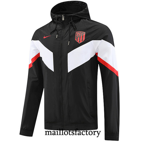 Achat Maillot du Veste Coupe vent Atletico Madrid 2022/23 noir fac tory s0791