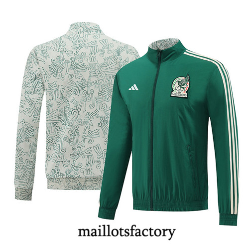 Achat Maillot du Veste Coupe vent Mexique 2022/23 vert fac tory s0827