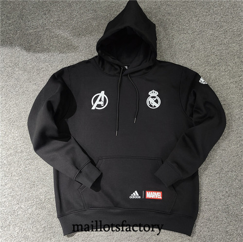 Achat Maillot du Veste Sweat A Capuche Real Madrid 2022/23 noir fac tory s0792