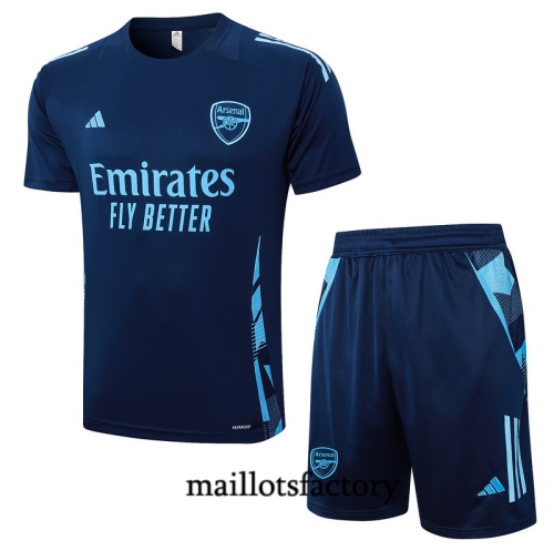 Site Maillot d'entrainement Arsenal + Shorts 2024/25 Bleu marine Kit