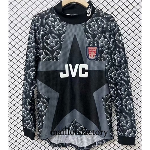 Vendre Maillot du Retro Arsenal 1994-95 Gardien de but Noir Manche Longue