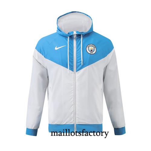 Nouveau Veste Coupe vent Manchester City 2024/25 Blanc