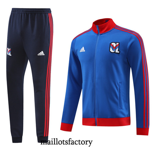 Maillotsfactory 3790 Veste Survetement Lyon 2024/25 bleu